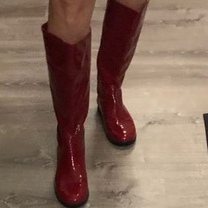 Red boots